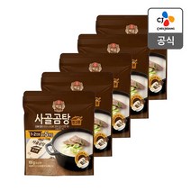 [CJ] 백설 사골곰탕 한 그릇100gX 5개