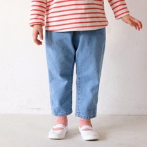묻지마 배기진 PN 남여자아이 청바지 등원룩 코디 옷