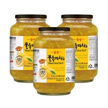 꽃샘 꿀유자차 S 2kg, 3