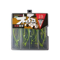 센터 스노클 스노쿨링 마스크 장비 4개/몫 6 후크 폭발 낚시 미끼 트랩 피더 케이지 날카로운 스테인레스, 02 Green_03 12