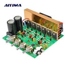 AIYIMA 오디오 앰프 보드 2.1채널 240W 고출력 서브우퍼 앰프 보드 AMP 듀얼 AC18-24V 홈시어터