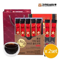 고려인삼유통 홍삼 가득 담은 6년근 골드스틱 프리미엄 1+1 SET (12g x 30포), 단품, 단품