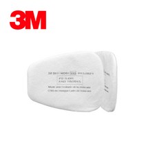 3M 5N11 1급방진필터 리테이너 결합용 방진필터 낱장