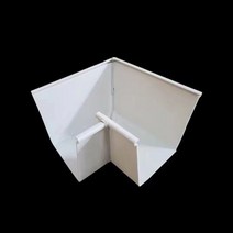 처마물받이 지붕물받이 지붕판넬 빗물받이 알루미늄 PVC 홈통 처마 도랑 파이프 빗물 받이 200 160 연결 발코니 심기 토양 재배 탱크, 큰 90° 코너