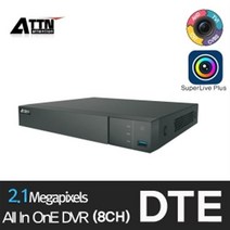 Attn DTE 1080p 8ch 녹화기 AHD TVI CVI SD DVR 추천
