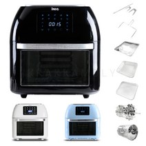 스텐 에어프라이어 로티세리 대용량16L 조리도구7종증정, 16L, 에어프라이어 블랙+사은품)(오후2시30분전당일출고)