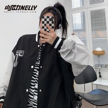 스트릿 가을 빈티지 패치워크 야구점퍼 아우터 패션