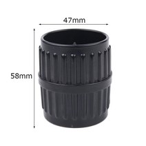 상단 4-42Mm 튜브 리머 내부 외부 파이프 금속 Pvc 구리 알루미늄 강관 커터 용 디버링 도구 연마, 01 58x47mm
