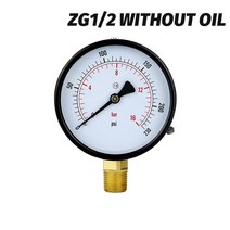 디지털 압력계 차압계 연료 공기 유압 테스터용 압력 게이지 스레드 링크 Zg1/2 1 1.6 2.5 4 6 600ba, 01 01_05 0-6bar
