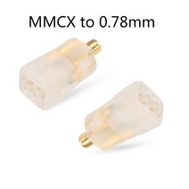 이어폰 연장 케이블 OKCSC 어댑터 MMCX 이어버드 오디오 커넥터 SHURE SE215 SE315 SE846 EAH-TZ700 WESTONE W80 시리즈 0.78 0.75, [02] MMCX to 0.78mm, 02 MMCX to 0.78mm