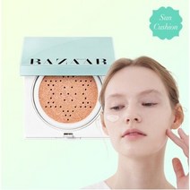 [BAZAAR] 하퍼스 바자 스킨핏 루미너스 톤업 선쿠션 15g, 단일속성