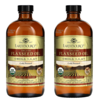 솔가 아마씨 오일 Organic Flaxseed Oil 16 fl oz (473 ml) 2개, 473ml 2개