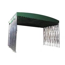 이동식 차고 공장 캐노피 야외 어닝 접이식 자바라 창고, 3m x 4m x 2.5m