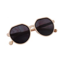 다각형 가벼운 선글라스 남자 여자 패션 편한 뿔테 힙한 썬글라스 반투명 갈색