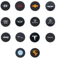 자동차 컵홀더 패드 받침대 로고 악세사리, 쉐보레