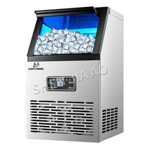 카페제빙기 상업용 SK-60FF 아이스 메이커 소형 가정용 지능형 자동 큐브 제조 기계 일 당 60kg, 01 110V_02 미국