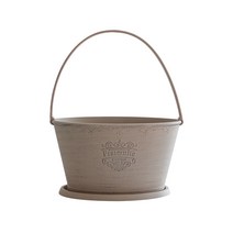 프렌치 쉐비 프로방스 시리즈_엔틱 긴손잡이 플라스틱 화분