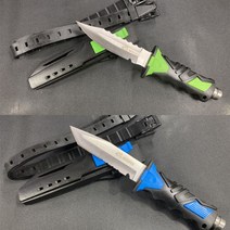 수중 나이프 스쿠버 해루질 캠핑 울브스 다이버스03 다이버칼 재고-784EA, 그린