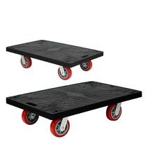 달리 구루마 핸드카 이삿짐 대차 끌차 수레 밀차 블랙 특대형 920x610 손잡이 없음, 달리(손잡이 없음) 블랙 우레탄(적색)