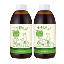 자연EM 활성액 500mlx2병 이엠원액 용액 미생물 세제