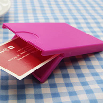 아트사인 명함카드케이스 명함케이스 카드케이스 명함집 명함보관함 명함통, 명함카드케이스(분홍) 2388