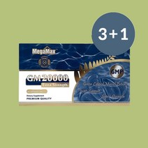 메가맥스 초록입홍합 녹색홍합 초록잎홍합 그린홍합 뉴질랜드 홍합 직구 20000mg 60정 3+1 (4개) (총 240정), 4개 (240정)