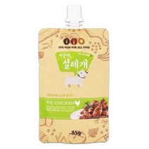 85g 휴먼그레이드 고단백 치킨 간식 시저 기호성 노령견 영양공급 습식캔 강아지사료 동물공감 식욕증진