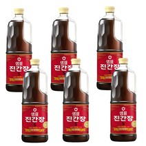 샘표 진간장 S 1.7L 6개//양조간장