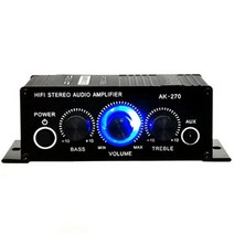400W 디지털 홈 파워 오디오 앰프 Amplificador Hifi 스테레오 서브 우퍼 음악 플레이어 오디오 앰프 FM 라디오 마이크 자동차 가정용|Amplifier|, 1개, 스페인, AK270