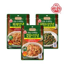 오뚜기 바로 무쳐먹는 겉절이양념+된장무침양념+파채양념 90g, 단품