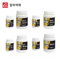 알파 아크릴 보조제 250ml/500ml(그로스/매트바니쉬/겔메듐/바인더), 그로스 바니쉬 500ml