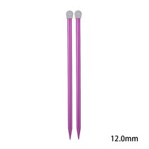 대바늘 숏팁 모사용 코바늘 뜨개질 뜨개용품 뜨개질바늘 세트 싱글 포인트 알루미늄 긴 스트레이트 핀 35cm 2 0 12mm 직조 도구 DIY 스카프 랜덤 색상 개/, 15 12.0mm