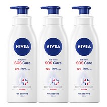 니베아 SOS 케어 바디로션, 400ml, 3개