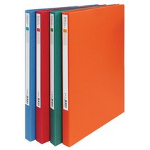 [문화] 스프링화일 좌철 수입지 F301-7 A4, 상세설명 참조, [4034700]적색