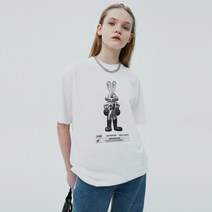 앤커버 3D ZET 티셔츠-화이트 - WHITE