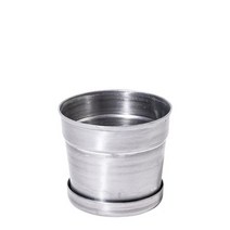 빈티지 엔틱 솔리드 알루미늄 메탈 화분, 01.4호(12cm)