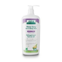 8.12 Fl Oz (Pack of 1) Aleva Naturals Hypoallergenic Sleep Easy Baby Hair and Body Wash for Kids an, 1