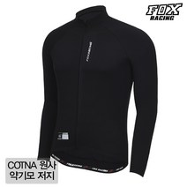 폭스레이싱 기모 긴팔져지 FRLJER-173BK 자전거의류 라이딩복 싸이클 저지 가을 겨울 기모