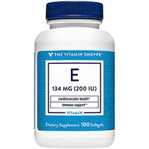 Vitamin E 200IU Natural Source Supports Healthy Cardiovascular System Immune Health Eye Health Onc, 1, 기타