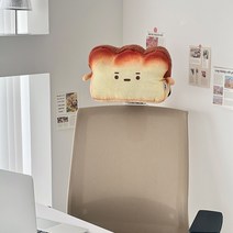 폭신 식빵 차량용목쿠션 사무실목쿠션 목베개, 무표정통식빵