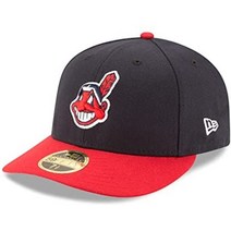 뉴에라(NEW ERA) 59fifty 클리블랜드 인디언스, 63.5 cm, 네이비레드
