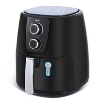 김정 대용량 에어프라이어 7L 가정용 스마트 튀김기, 더블 노브 7 리터