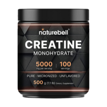 네이처벨 크레아틴 500g 1인분당 5000mg 순수 무향 크레아틴분말 100일분