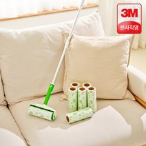 3M 돌돌이 테이프 클리너 대형 롱핸들+리필 7개 롤크리너 돌돌이밀대 바닥청소 거실청소 스카치브라이트 클린컷 테이프클리너 종이형 231624, 중형_2. 리필 12개