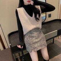모던 스커트 가을 여성 작은 코디 키커 보이는 스타일리쉬 셀럽 베스트 조끼 치마세트 2634072784