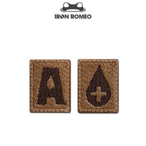 IRON ROMEO 아이언 로미오 [안전발전소] Bloodtype RH+A B O AB 041~044 아크부대 9진 혈액형 패치