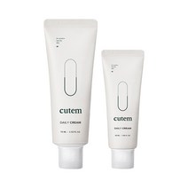 큐템 데일리 크림 75ml + 50ml 진정보습 수분크림건성민감피부, 단품