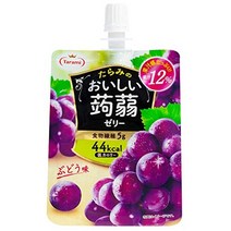 맛있는 곤약 젤리 포도 맛 150g × 6 개, 6개