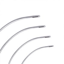 4Pcs 바느질 곡선 바늘 가죽 공예 액세서리 Leathercraft 구두 수리 도구 용품, 한개옵션0