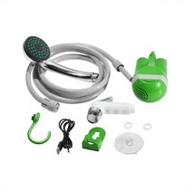 고압세차기 고압세척기 충전 무선 가정용 고압 세척기 12V 휴대용 야외 USB 충전식 샤워 헤드 워터 펌프 노즐 스포츠 여행 캐러밴 밴 자동차 세탁기 캠핑, 금_CN